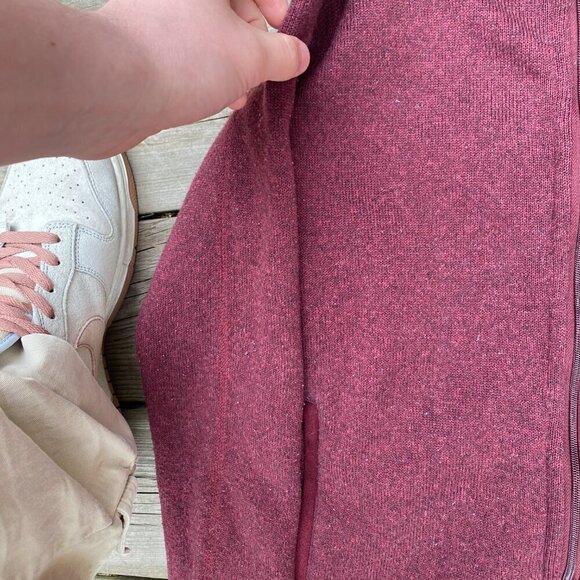 2020 Patagonia Better Sweater Full Zip Fleece Jacket Small Burgandy - Picture 9 of 11